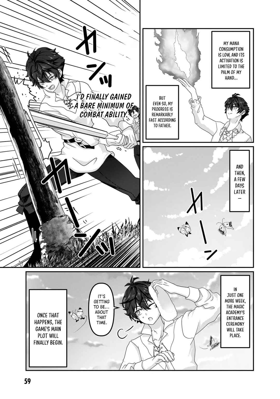 Page 14 Chapter 2.2 Mob Dakedo Saikyou wo Mezashimasu! ~Game Sekai ni Tensei shita Ore wa Jiyuu ni Tsuyosa wo Oimotomeru~