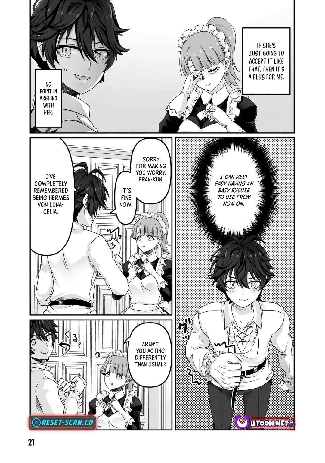 Page 21 Chapter 1 Mob Dakedo Saikyou wo Mezashimasu! ~Game Sekai ni Tensei shita Ore wa Jiyuu ni Tsuyosa wo Oimotomeru~