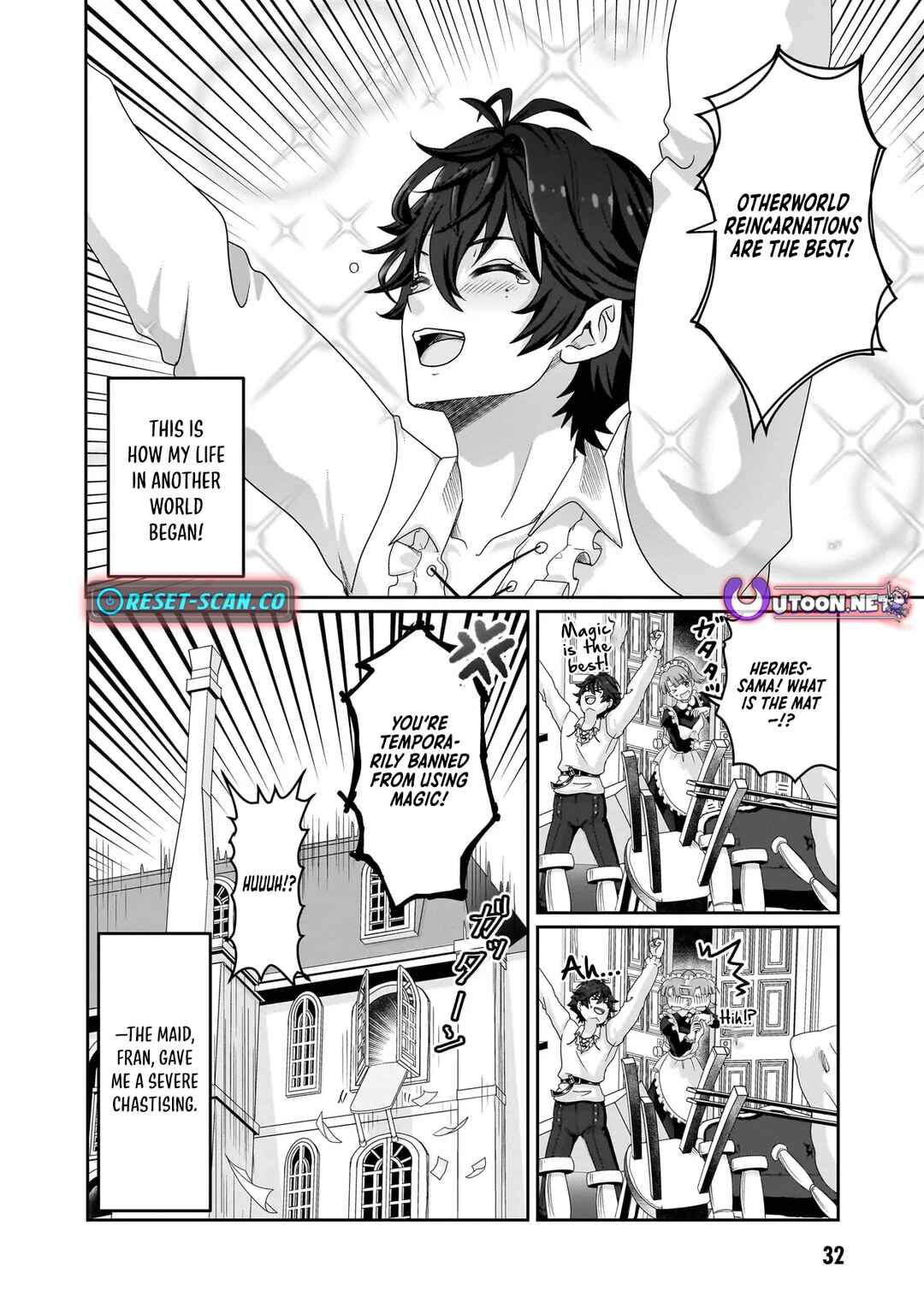 Page 32 Chapter 1 Mob Dakedo Saikyou wo Mezashimasu! ~Game Sekai ni Tensei shita Ore wa Jiyuu ni Tsuyosa wo Oimotomeru~