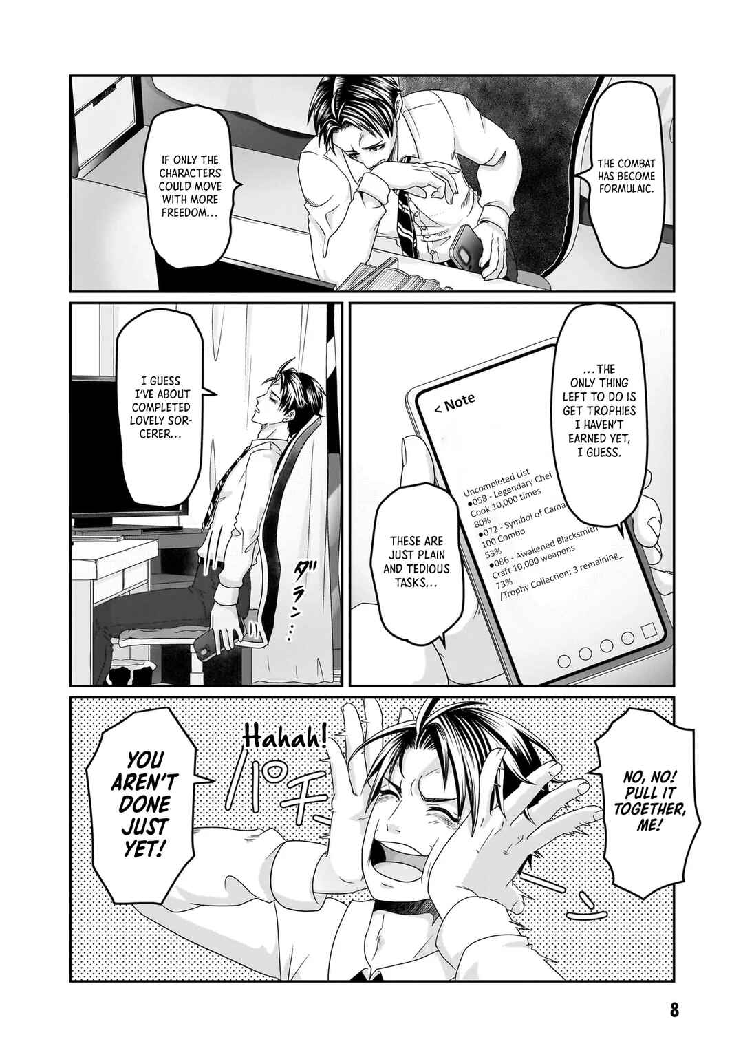 Page 8 Chapter 1 Mob Dakedo Saikyou wo Mezashimasu! ~Game Sekai ni Tensei shita Ore wa Jiyuu ni Tsuyosa wo Oimotomeru~