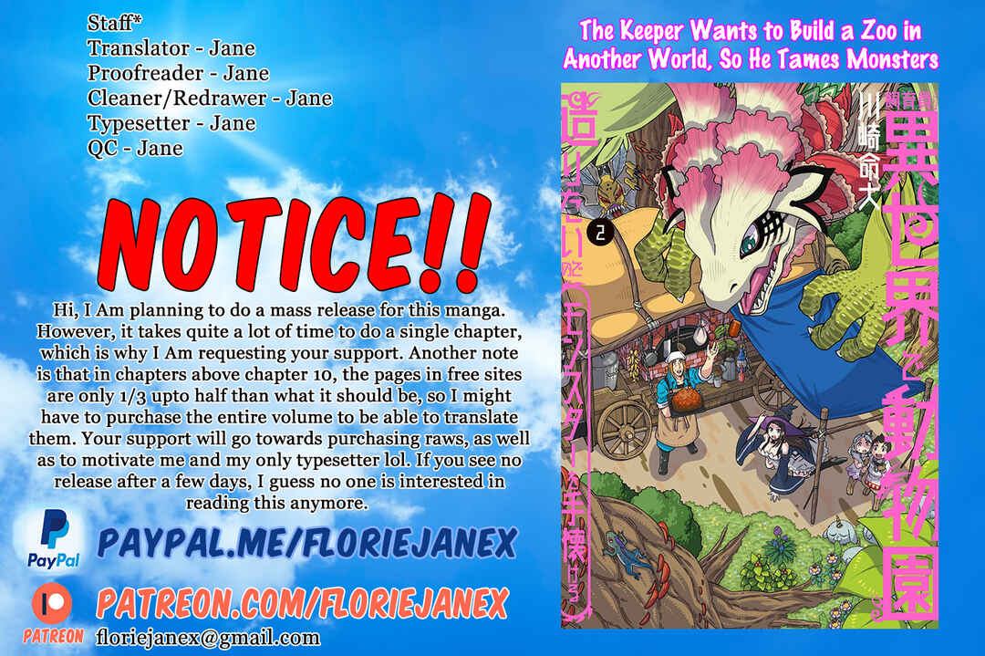 Page 30 Chapter 8 Shiikuin-san wa Isekai de Doubutsuen Tsukuritainode Monsutaa wo Tenazukeru