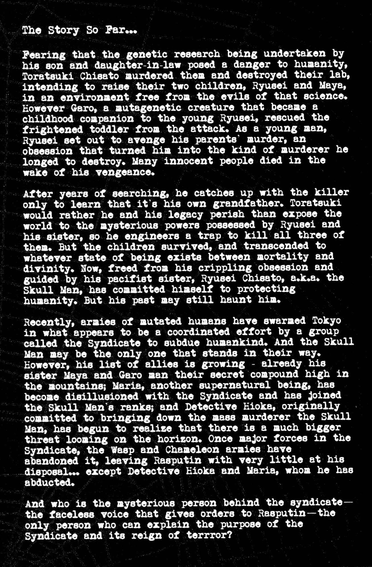 Page 4 Chapter 37 Skull Man (SHIMAMOTO Kazuhiko)