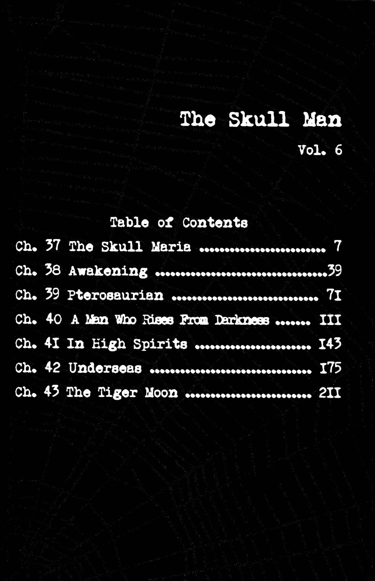 Page 5 Chapter 37 Skull Man (SHIMAMOTO Kazuhiko)