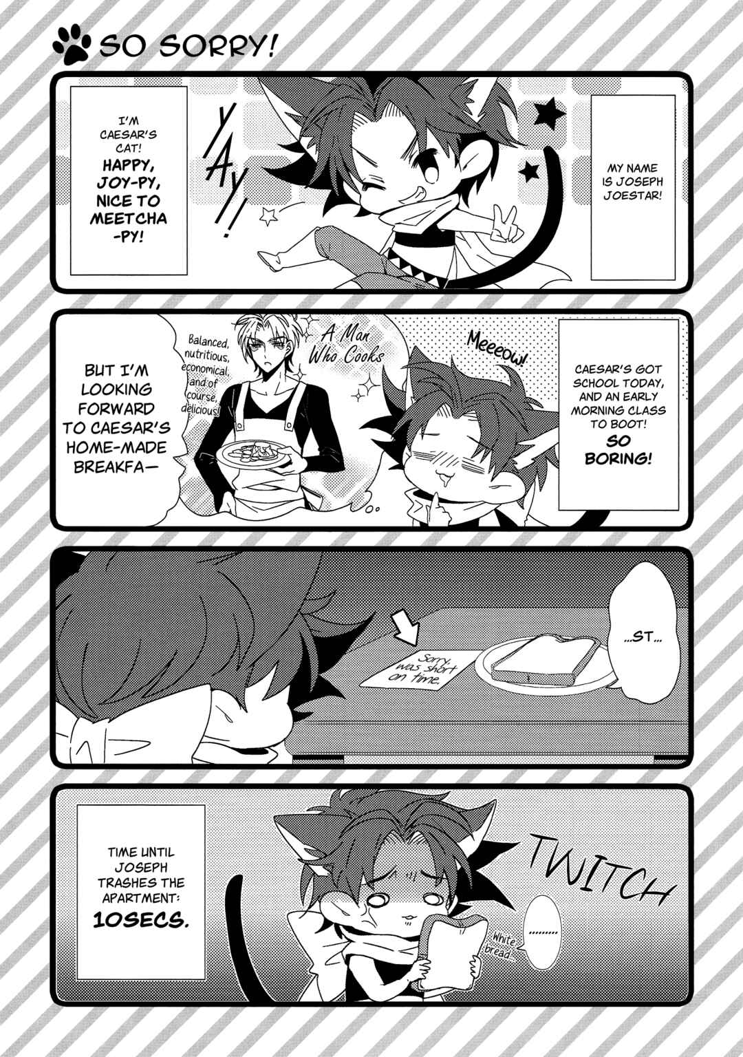 Page 10 Chapter Unknown_8eb8 Jojos Bizarre Adventure - Star Cats! Fast Contact (Doujinshi)