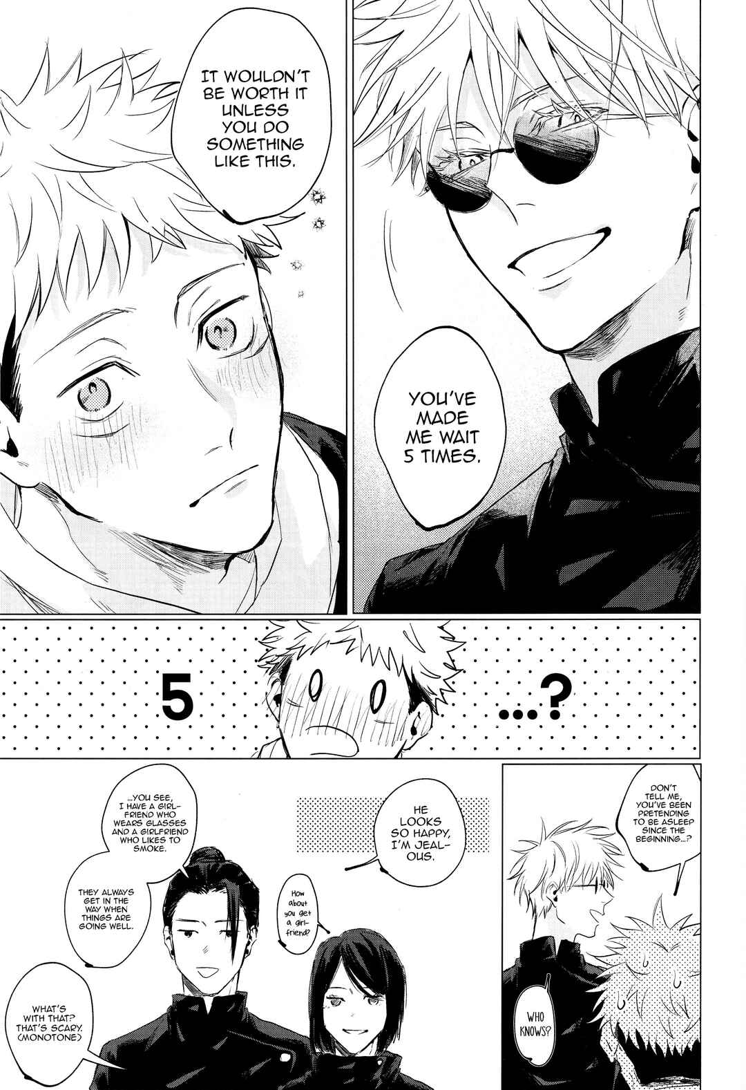 Page 10 Chapter Unknown_320d Jujutsu Kaisen - STAY WHO YOU ARE (Doujinshi)