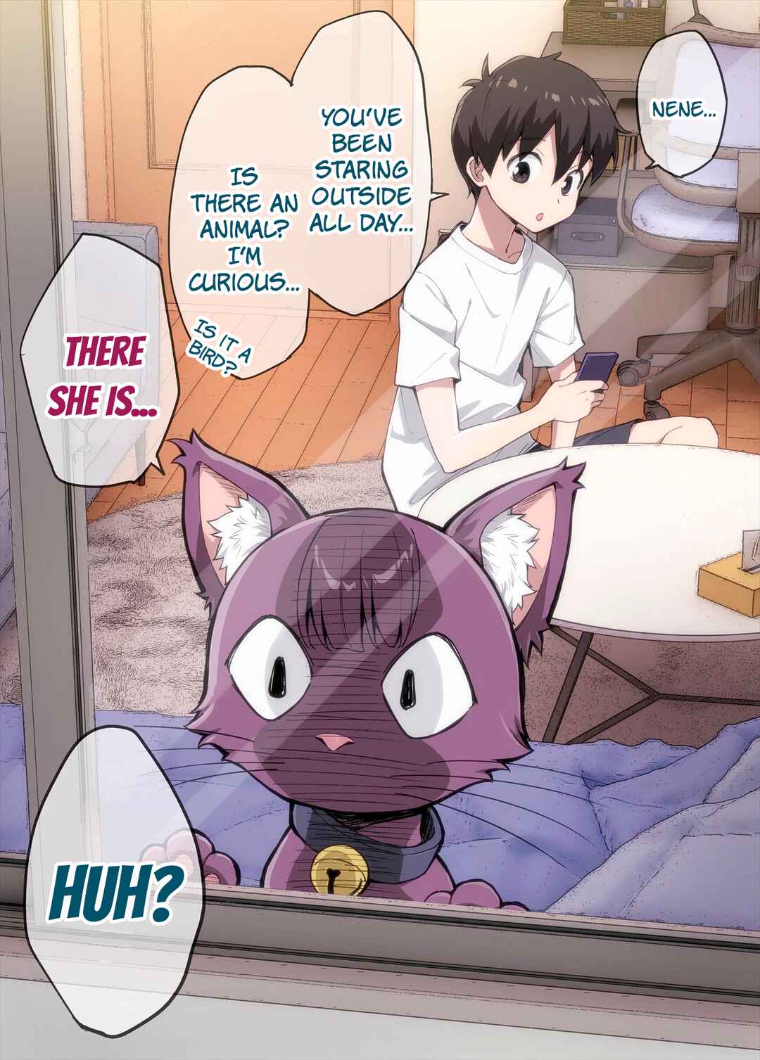 Page 1 Chapter 2 Ai ga Omosugiru Uchi no Yandere Kai Neko (Official Colored)