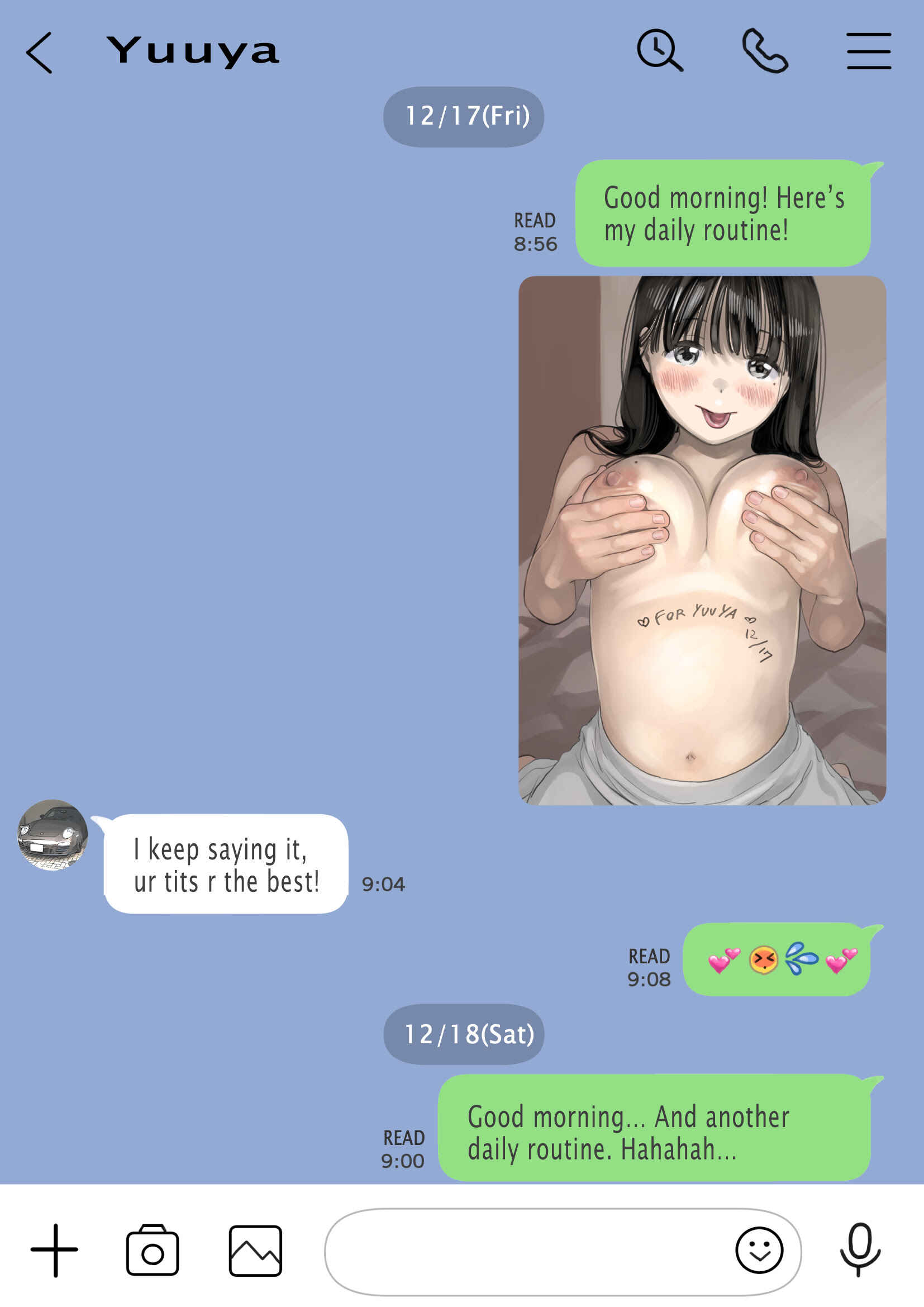 Page 76 Chapter 2 I Only Intended to Peek Through my Girlfriends Phone