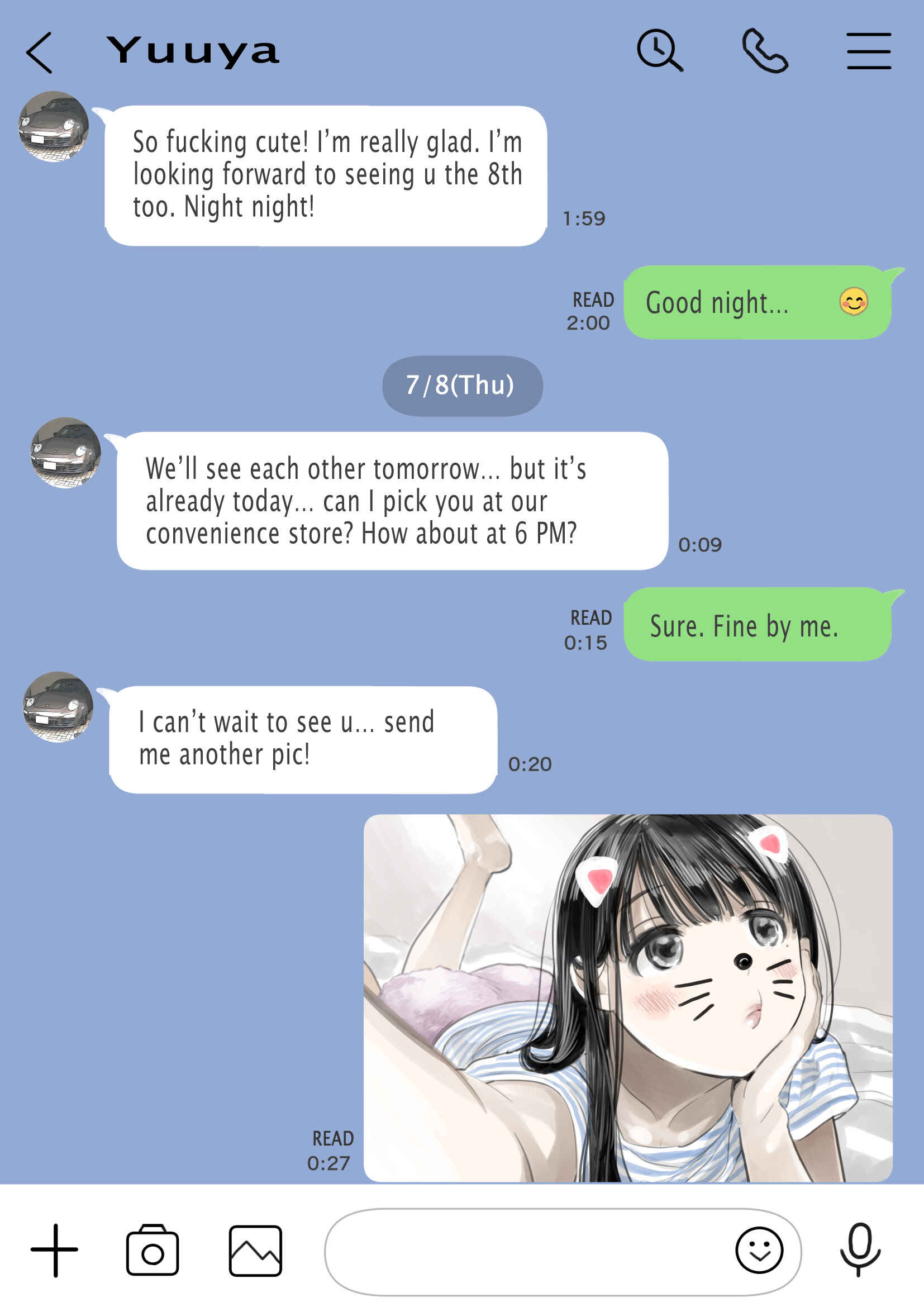 Page 51 Chapter 1 I Only Intended to Peek Through my Girlfriends Phone