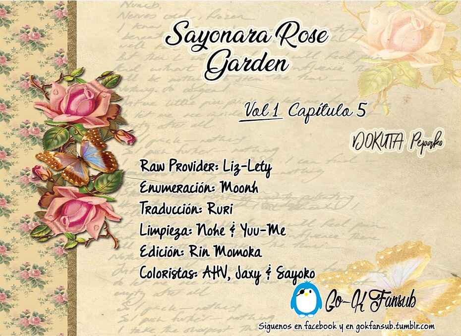 Page 1 Chapter 5 Goodbye, My Rose Garden