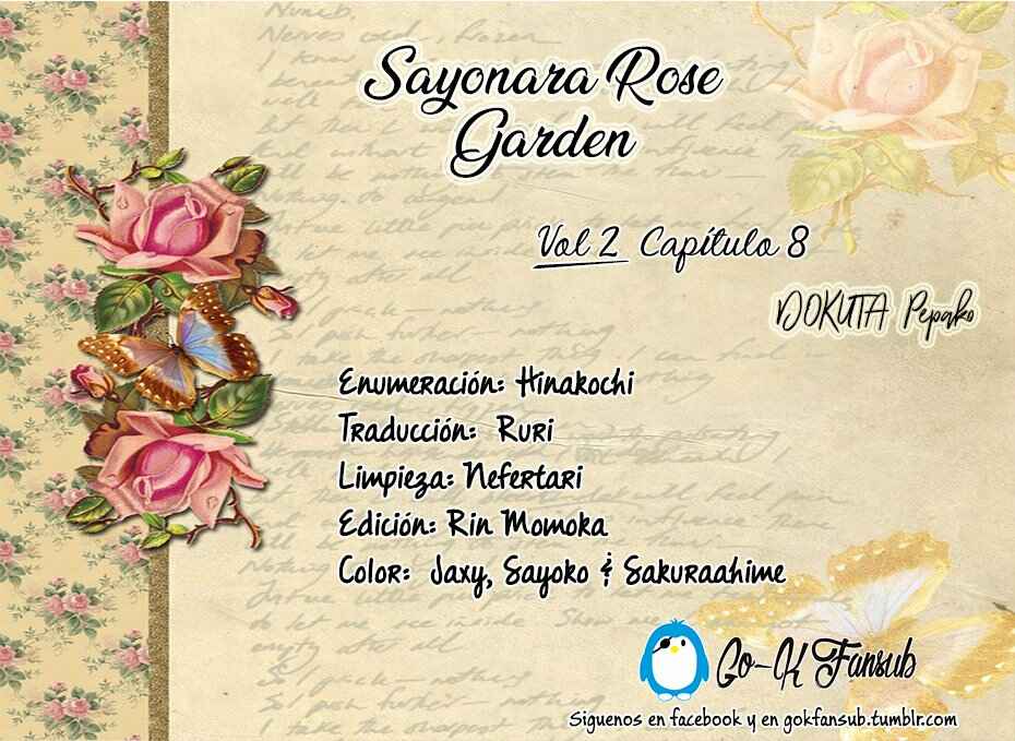 Page 1 Chapter 8 Goodbye, My Rose Garden
