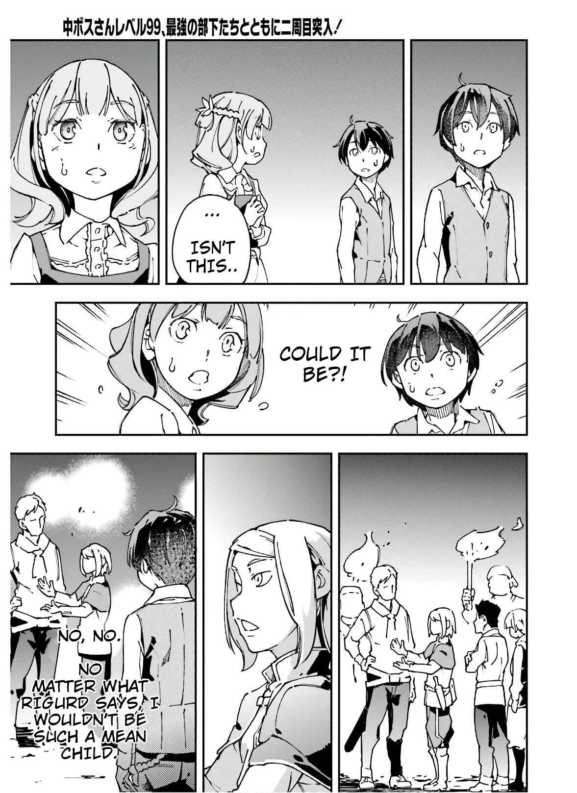 Page 18 Chapter 11 Chuu Boss-san Level 99, Saikyou no Buka-tachi to Tomo ni Nishuume Totsunyuu!