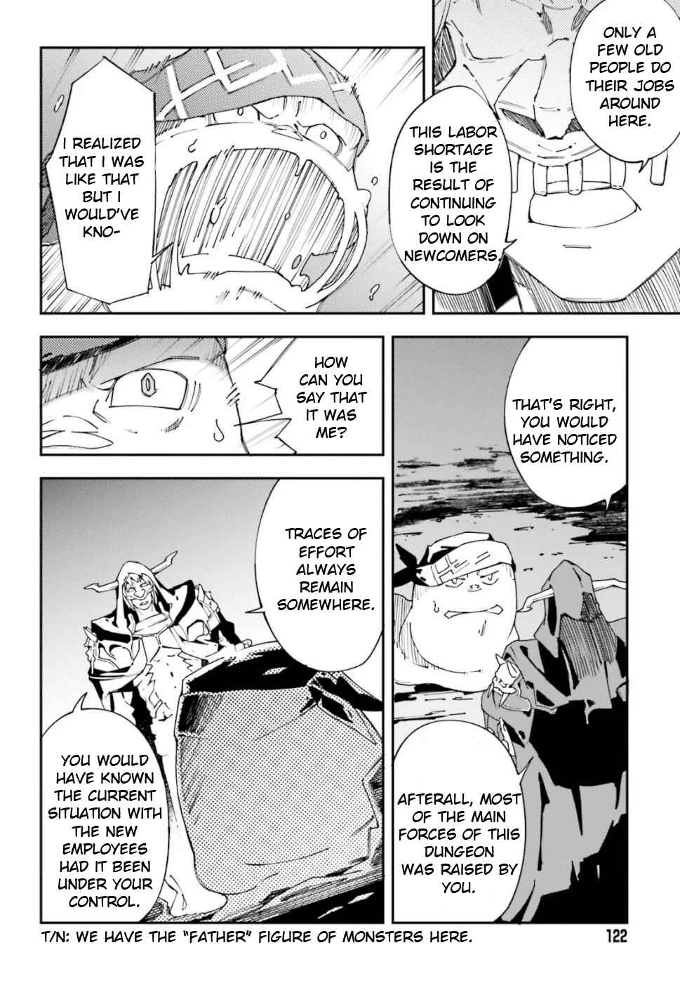 Page 8 Chapter 1.2 Chuu Boss-san Level 99, Saikyou no Buka-tachi to Tomo ni Nishuume Totsunyuu!