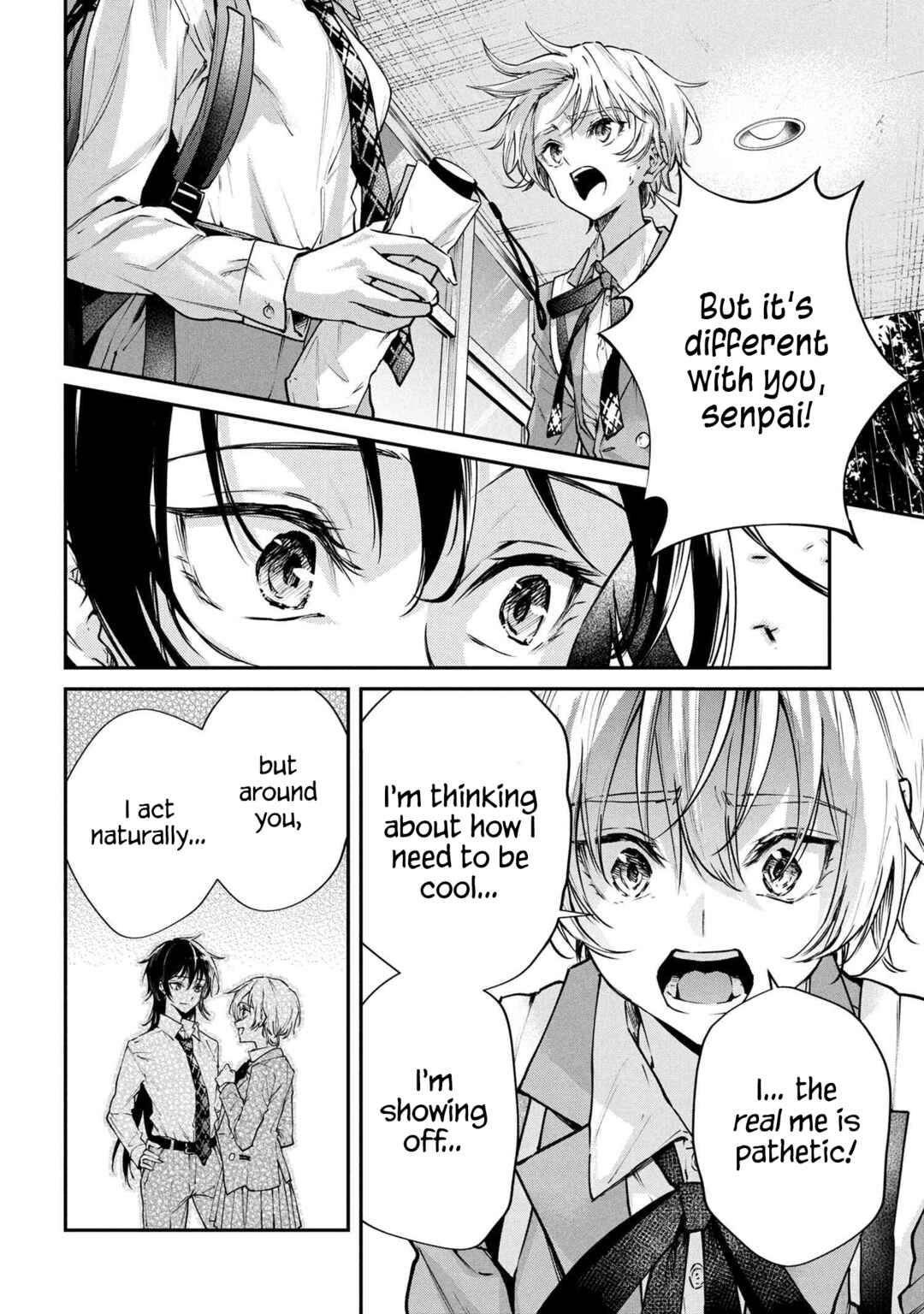 Page 14 Chapter 6 Makoto-senpai no Mae de wa Kakko Tsukerarenai!