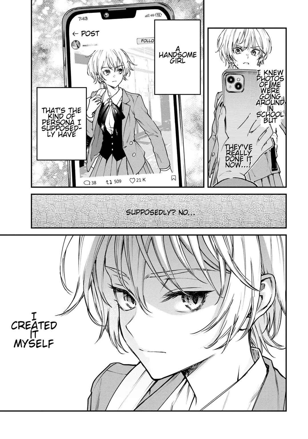 Page 3 Chapter 3 Makoto-senpai no Mae de wa Kakko Tsukerarenai!