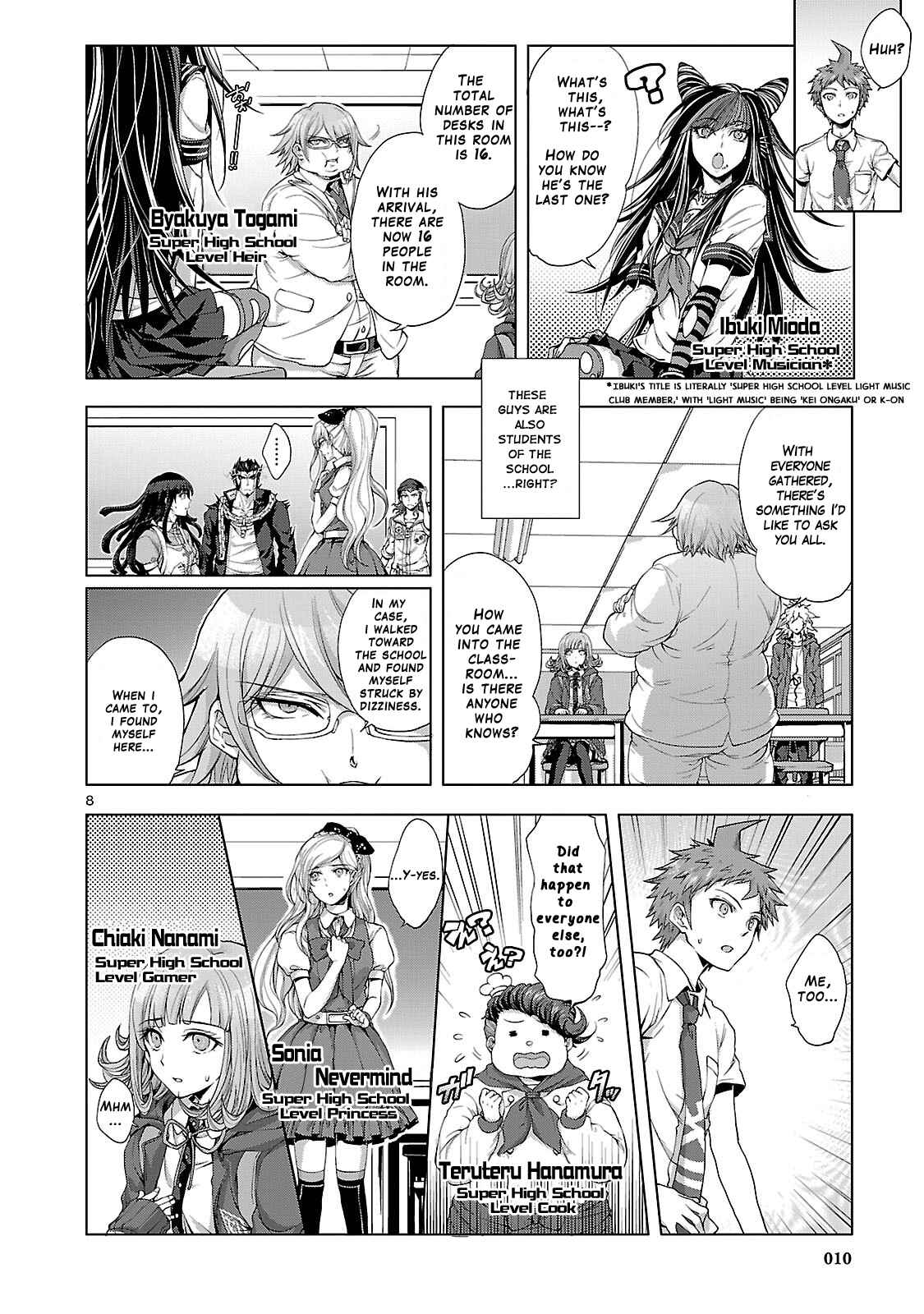 Page 12 Chapter 0 Super Danganronpa 2: Goodbye Despair Academy