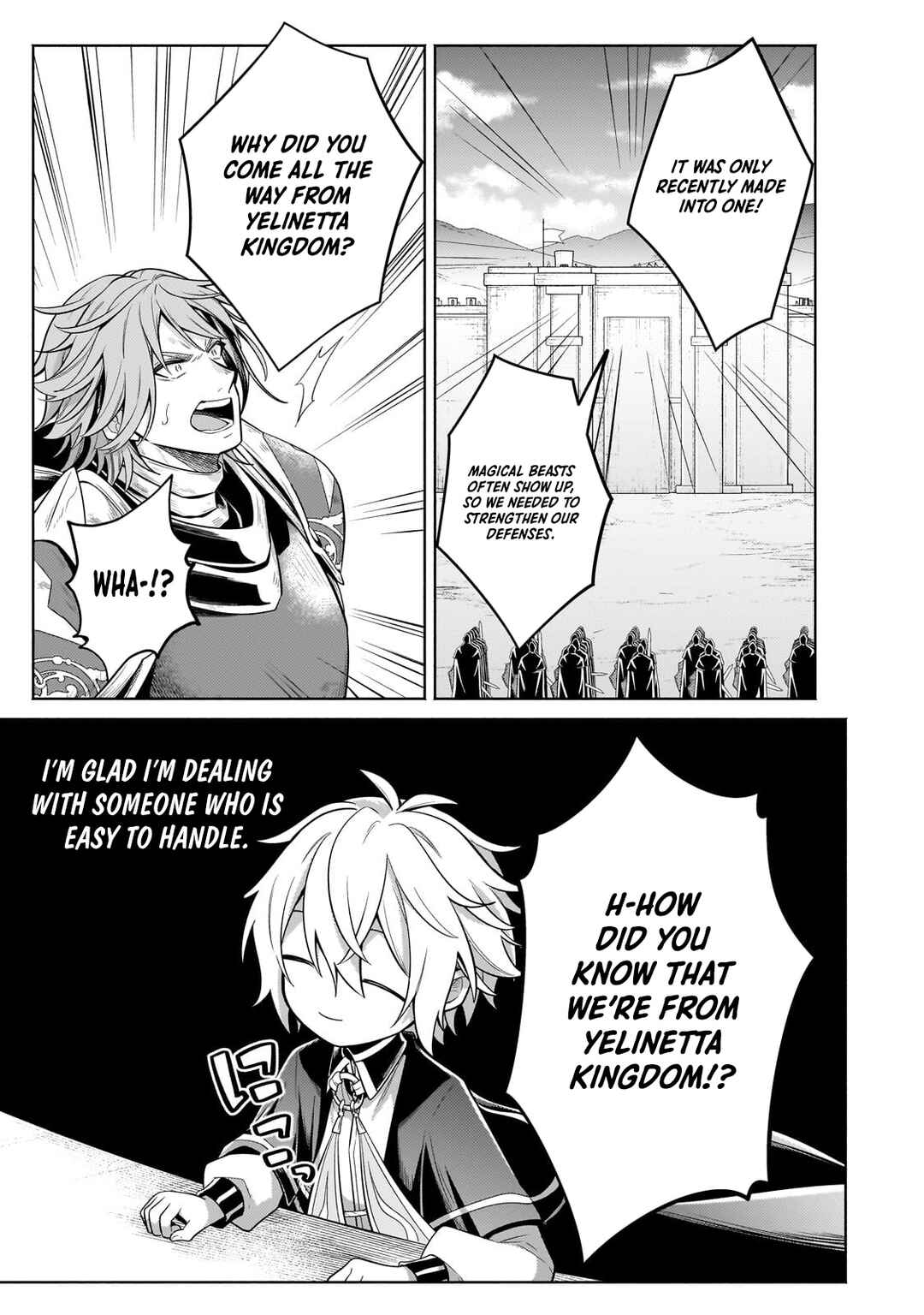 Page 4 Chapter 35.2 Okiraku Ryoushu no Tanoshii Ryouchi Bouei ~Seisan-kei Majutsu de Na mo na Kimura wo Saikyou no Jousai Toshi ni~
