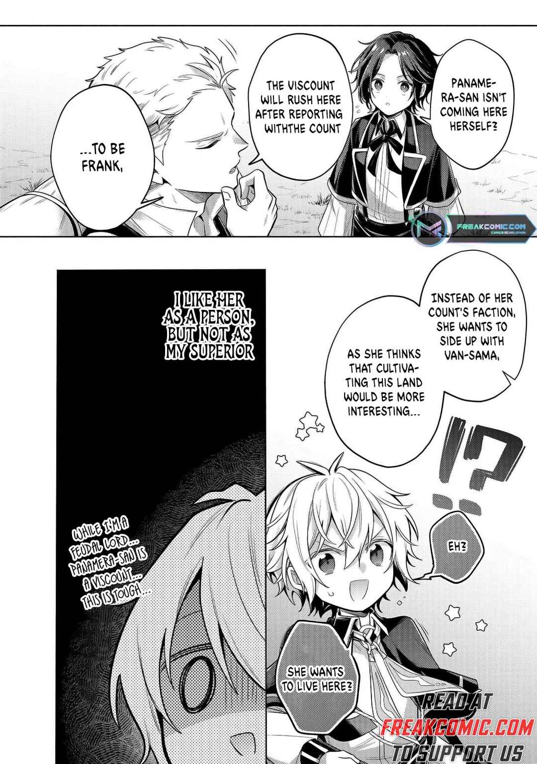 Page 14 Chapter 29.1 Okiraku Ryoushu no Tanoshii Ryouchi Bouei ~Seisan-kei Majutsu de Na mo na Kimura wo Saikyou no Jousai Toshi ni~