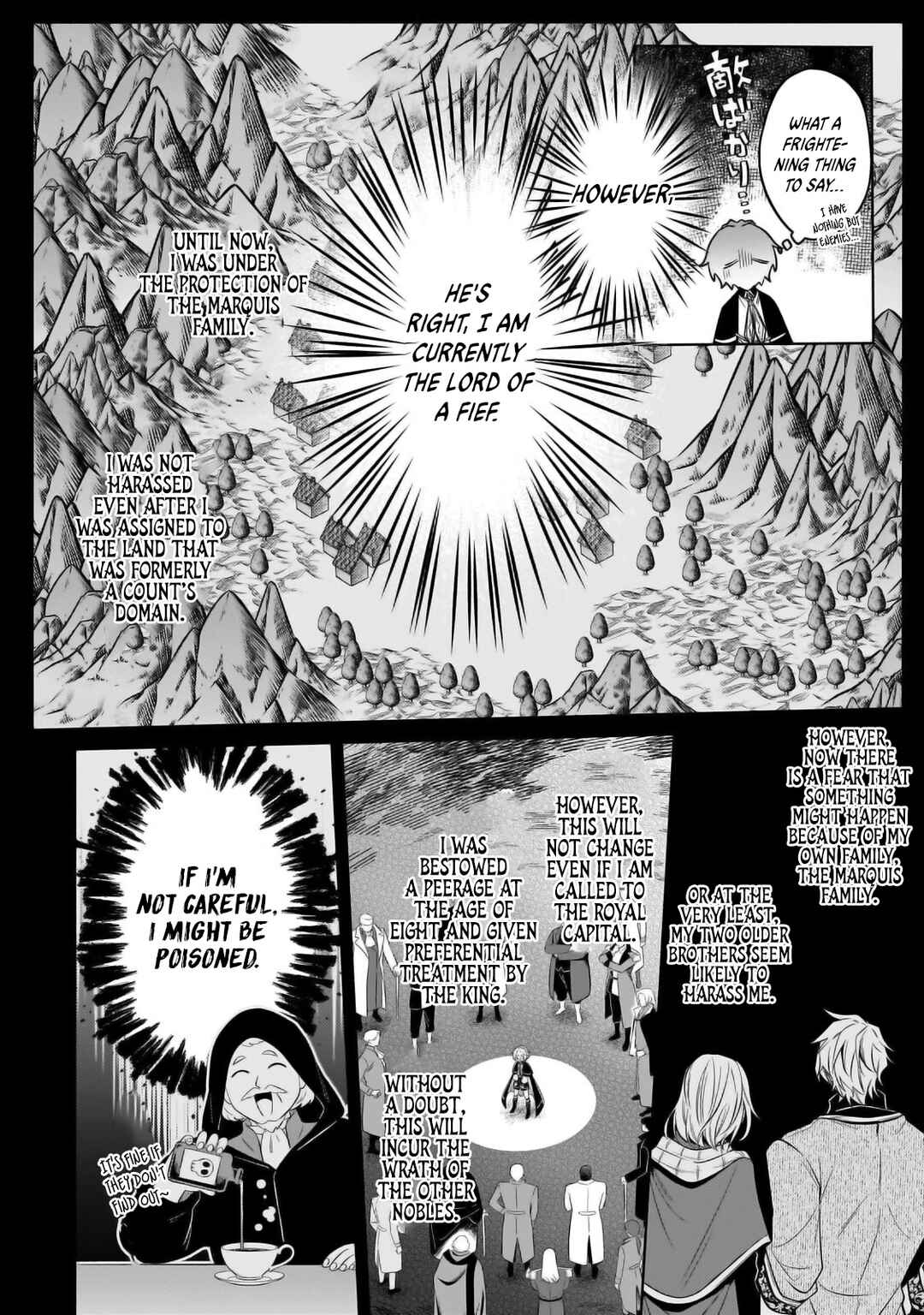 Page 7 Chapter 34.1 Okiraku Ryoushu no Tanoshii Ryouchi Bouei ~Seisan-kei Majutsu de Na mo na Kimura wo Saikyou no Jousai Toshi ni~