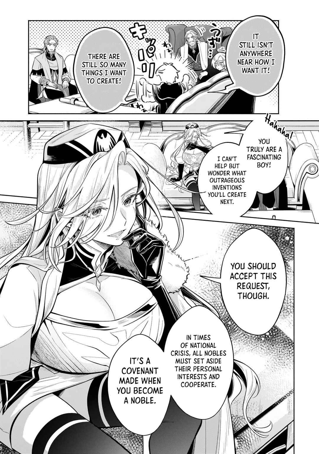 Page 12 Chapter 36.1 Okiraku Ryoushu no Tanoshii Ryouchi Bouei ~Seisan-kei Majutsu de Na mo na Kimura wo Saikyou no Jousai Toshi ni~
