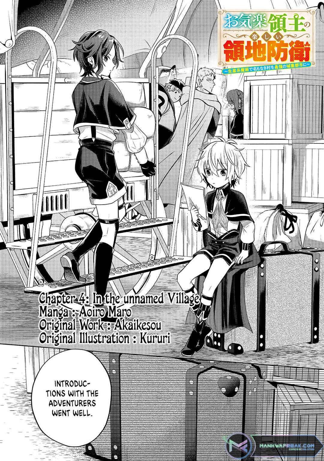 Page 7 Chapter 4 Okiraku Ryoushu no Tanoshii Ryouchi Bouei ~Seisan-kei Majutsu de Na mo na Kimura wo Saikyou no Jousai Toshi ni~