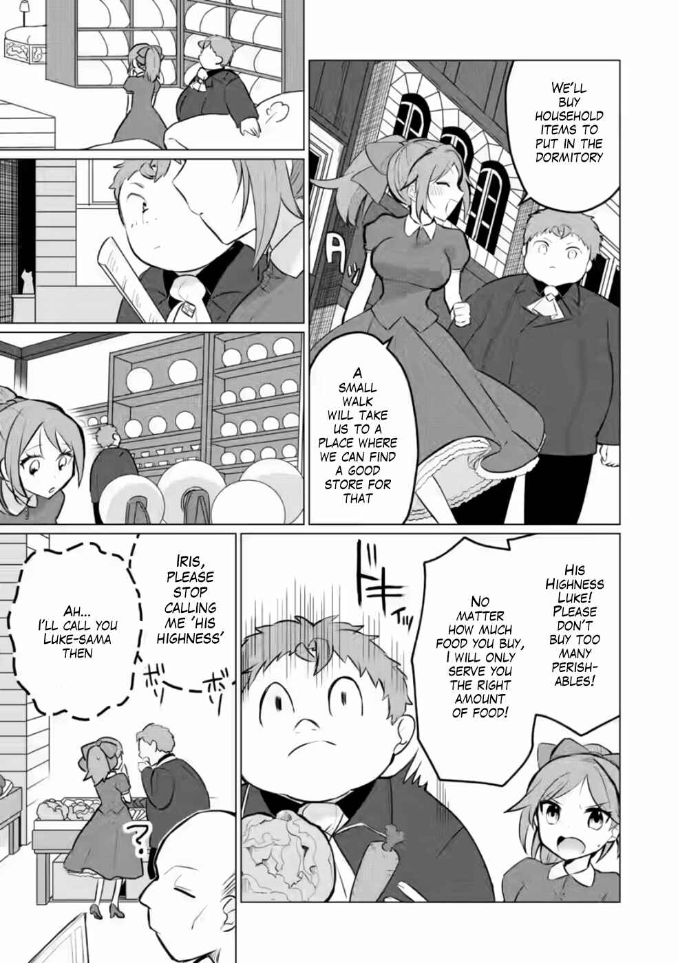 Page 12 Chapter 8 Tensei Saki ga Zannen Ouji Datta Ken ~Ima wa Fukkin 1-kai mo Dekinai kedo Yasete Isekai Sukuimasu~