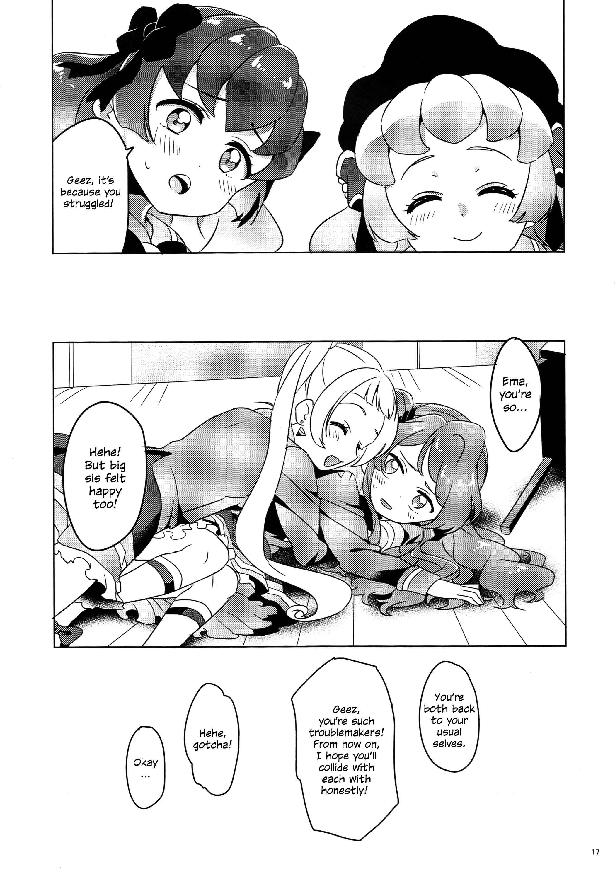 Page 16 Chapter Unknown_4455 Aikatsu Friends! - Koneko no Yakimochi (Doujinshi)