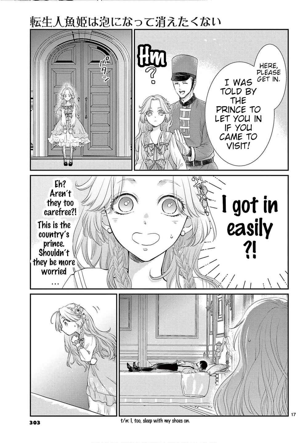 Page 18 Chapter 1 The Reincarnated Little Mermaid Does Not Want to Disappear as Foam