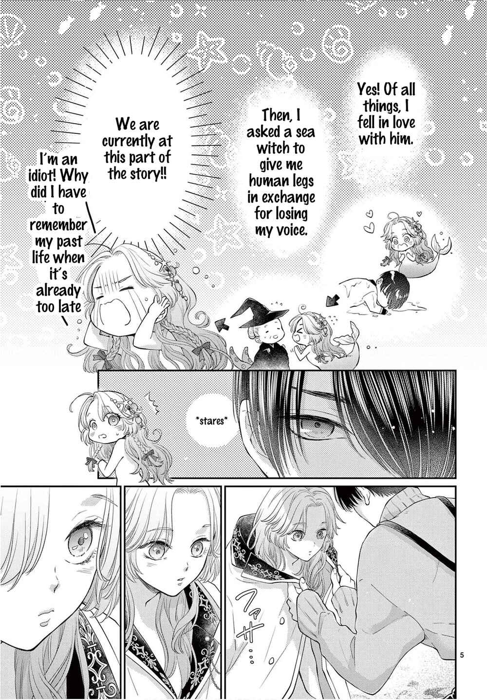 Page 6 Chapter 1 The Reincarnated Little Mermaid Does Not Want to Disappear as Foam