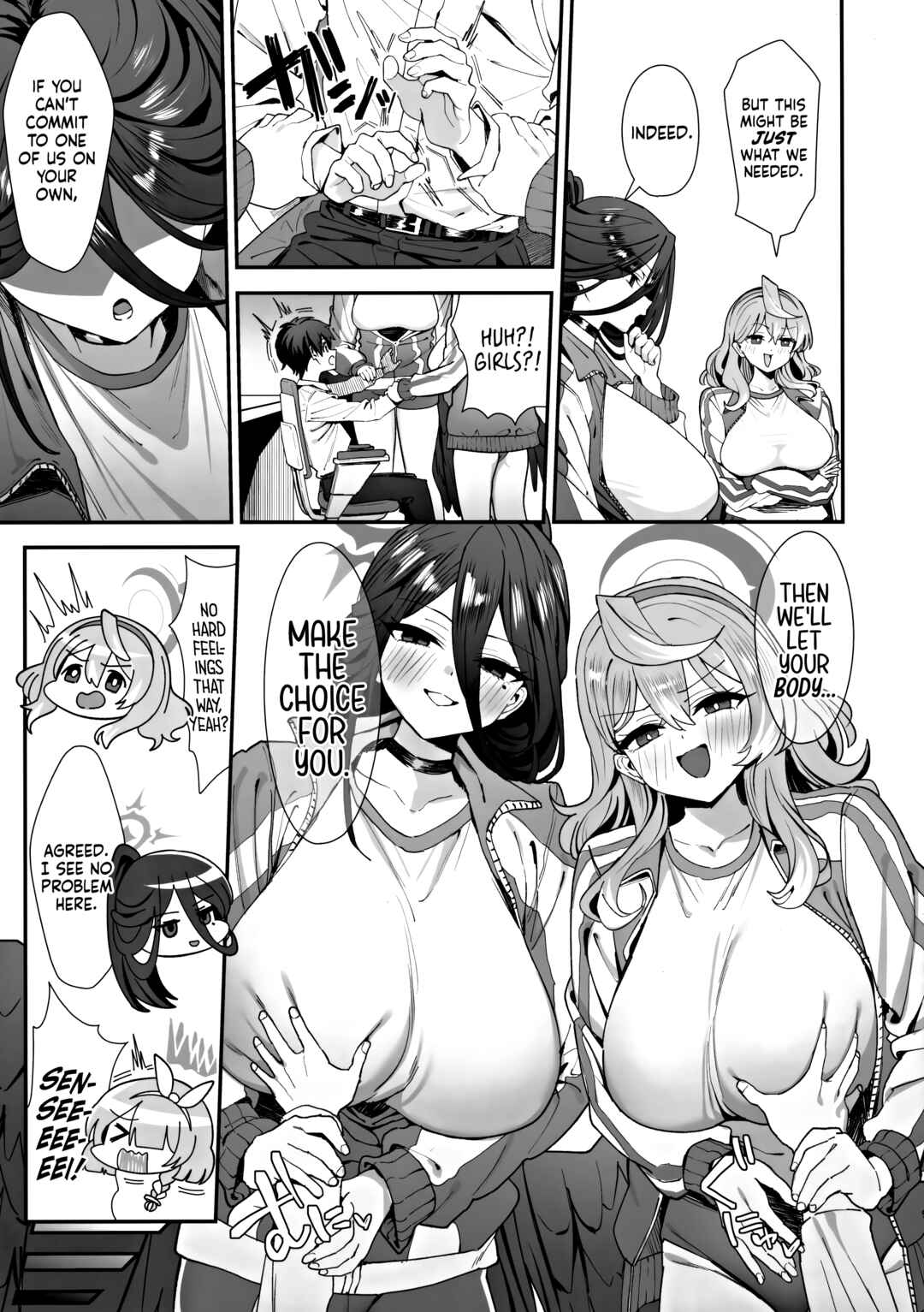 Page 9 Chapter Unknown_7b3f Blue Archive -  Sensei! What Is the Meaning of This?!