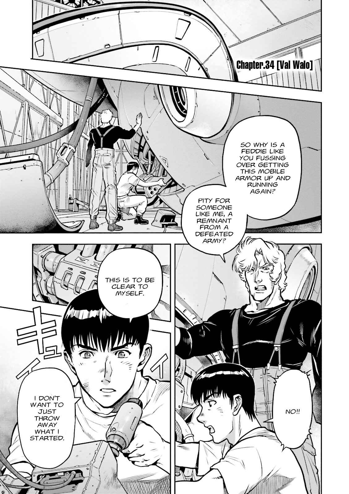 Page 1 Chapter 34 Mobile Suit Gundam 0083 REBELLION