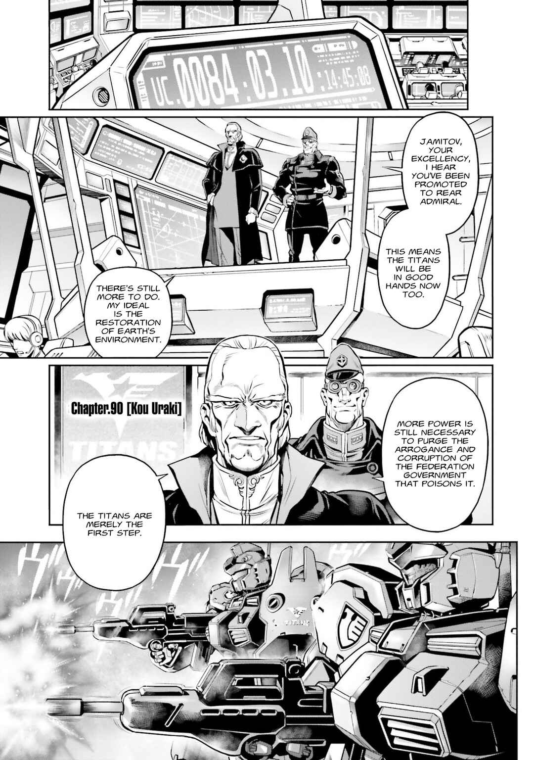 Page 1 Chapter 90 Mobile Suit Gundam 0083 REBELLION
