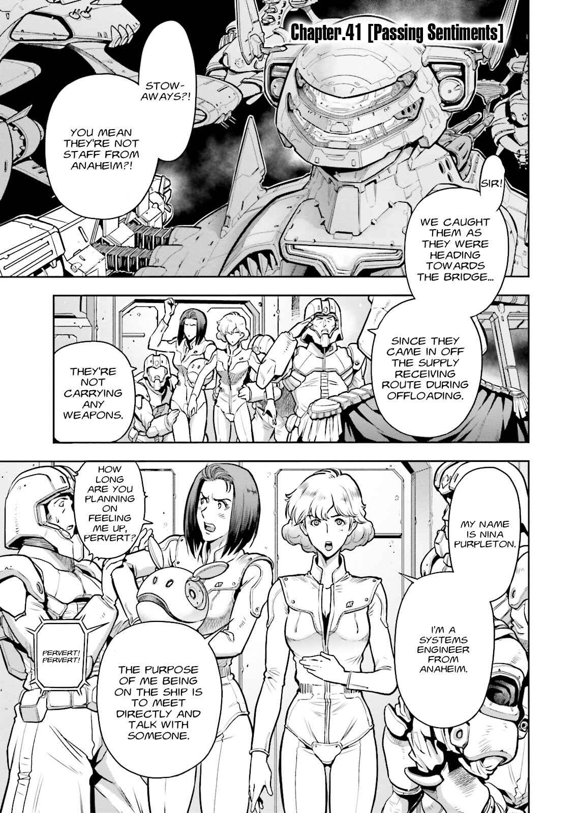Page 1 Chapter 41 Mobile Suit Gundam 0083 REBELLION