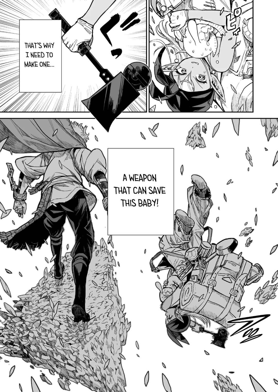 Page 9 Chapter 5 Abandoned ~Tsuyosugite Buki ga Kowareru Yuusha to Buki Shokunin no Elf~