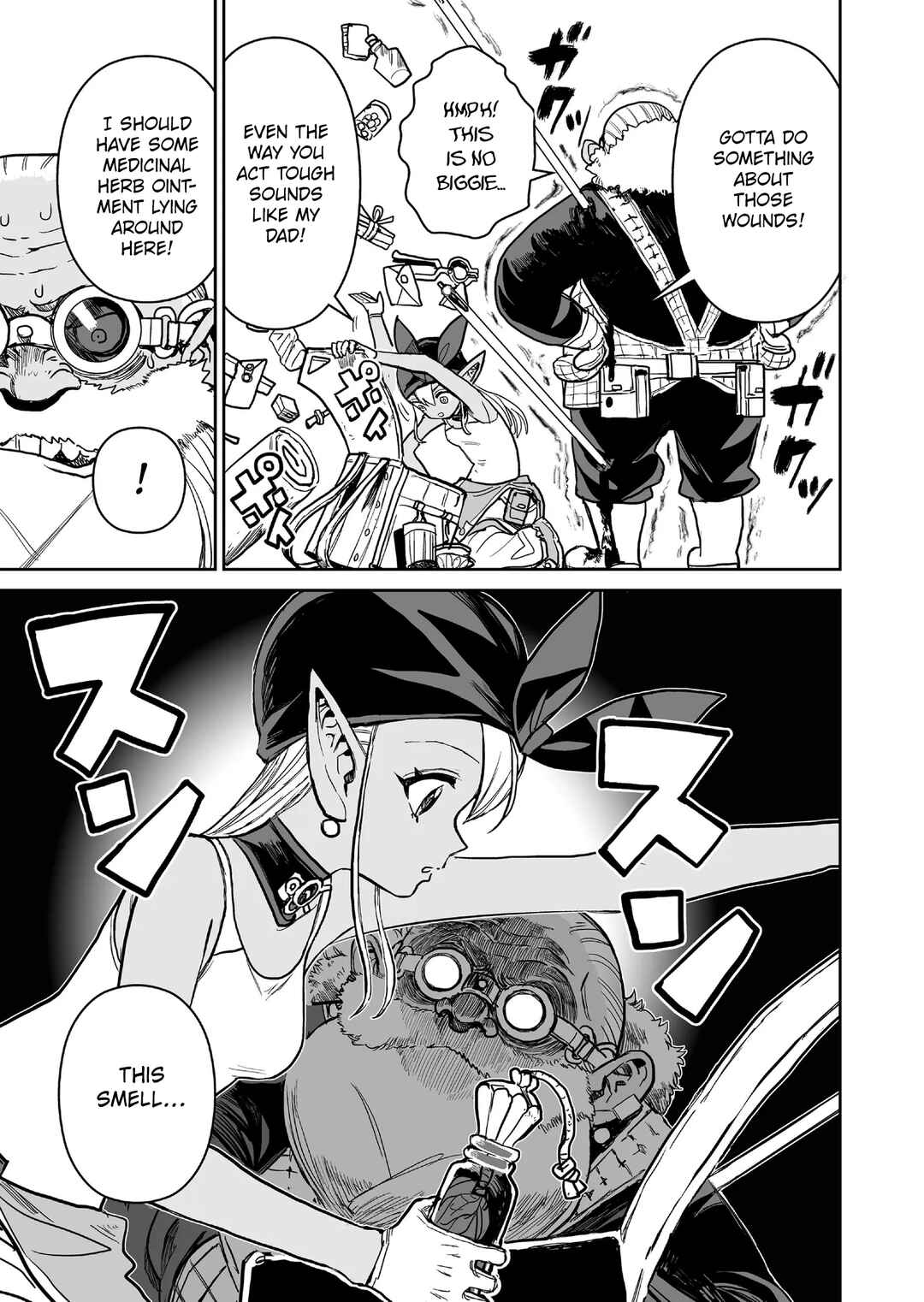 Page 3 Chapter 15 Abandoned ~Tsuyosugite Buki ga Kowareru Yuusha to Buki Shokunin no Elf~
