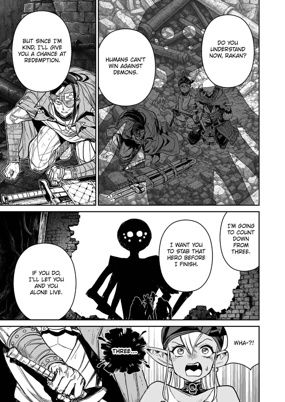 Page 11 Chapter 12 Abandoned ~Tsuyosugite Buki ga Kowareru Yuusha to Buki Shokunin no Elf~