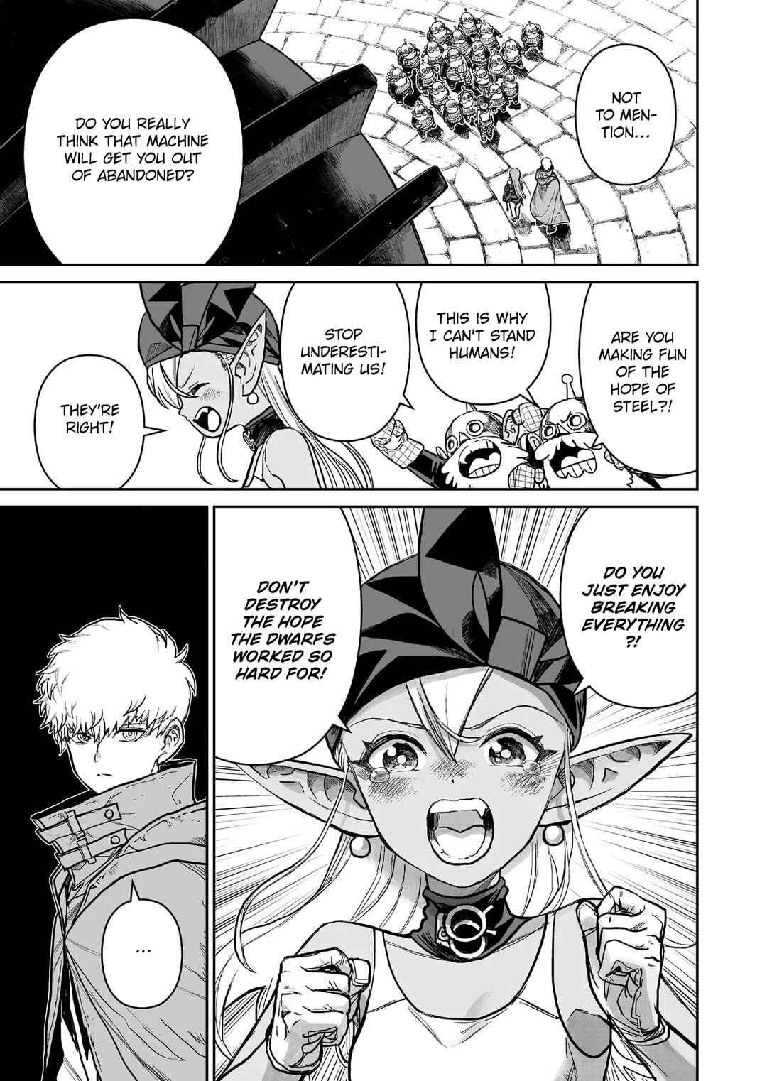Page 9 Chapter 16 Abandoned ~Tsuyosugite Buki ga Kowareru Yuusha to Buki Shokunin no Elf~