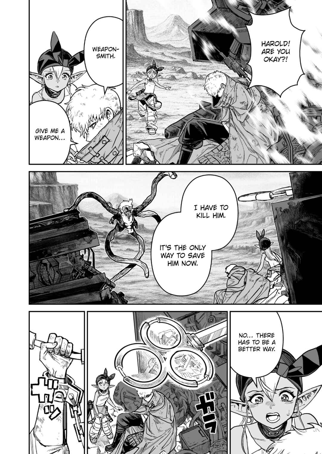 Page 4 Chapter 21 Abandoned ~Tsuyosugite Buki ga Kowareru Yuusha to Buki Shokunin no Elf~