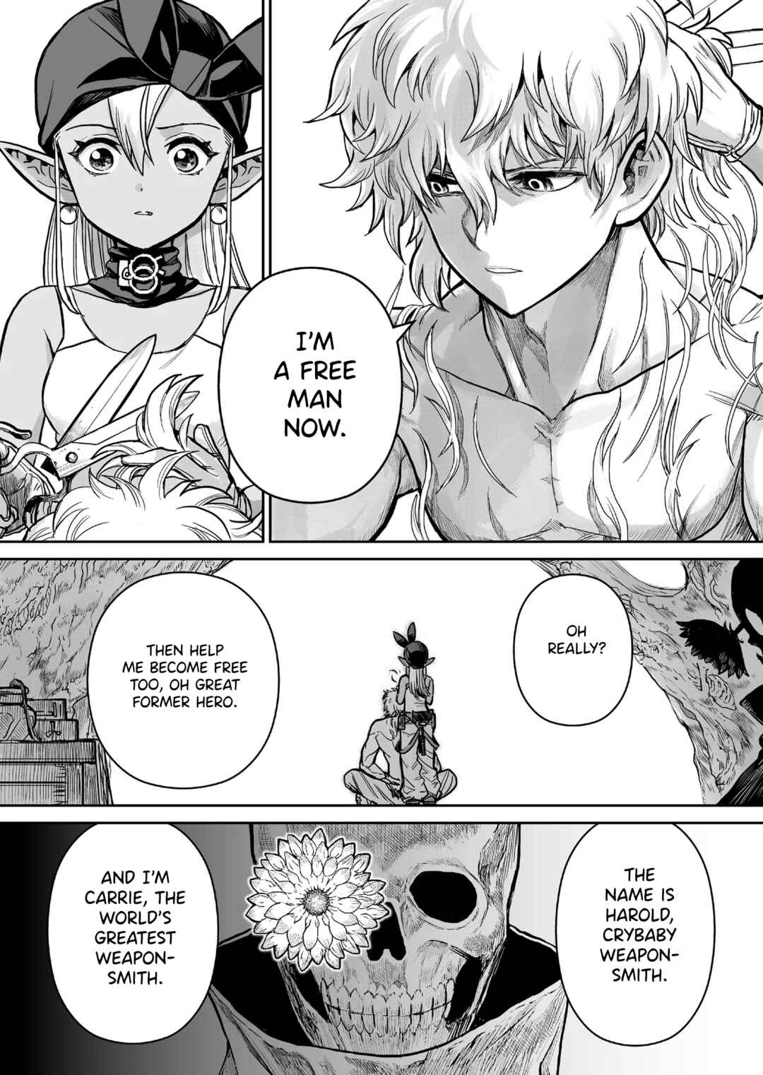 Page 14 Chapter 2 Abandoned ~Tsuyosugite Buki ga Kowareru Yuusha to Buki Shokunin no Elf~