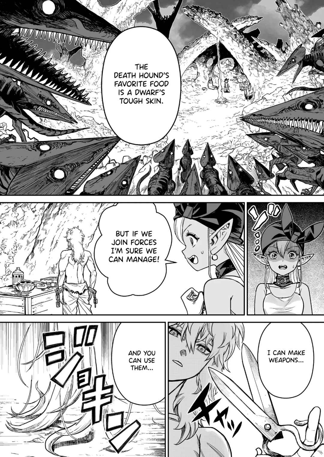 Page 8 Chapter 2 Abandoned ~Tsuyosugite Buki ga Kowareru Yuusha to Buki Shokunin no Elf~