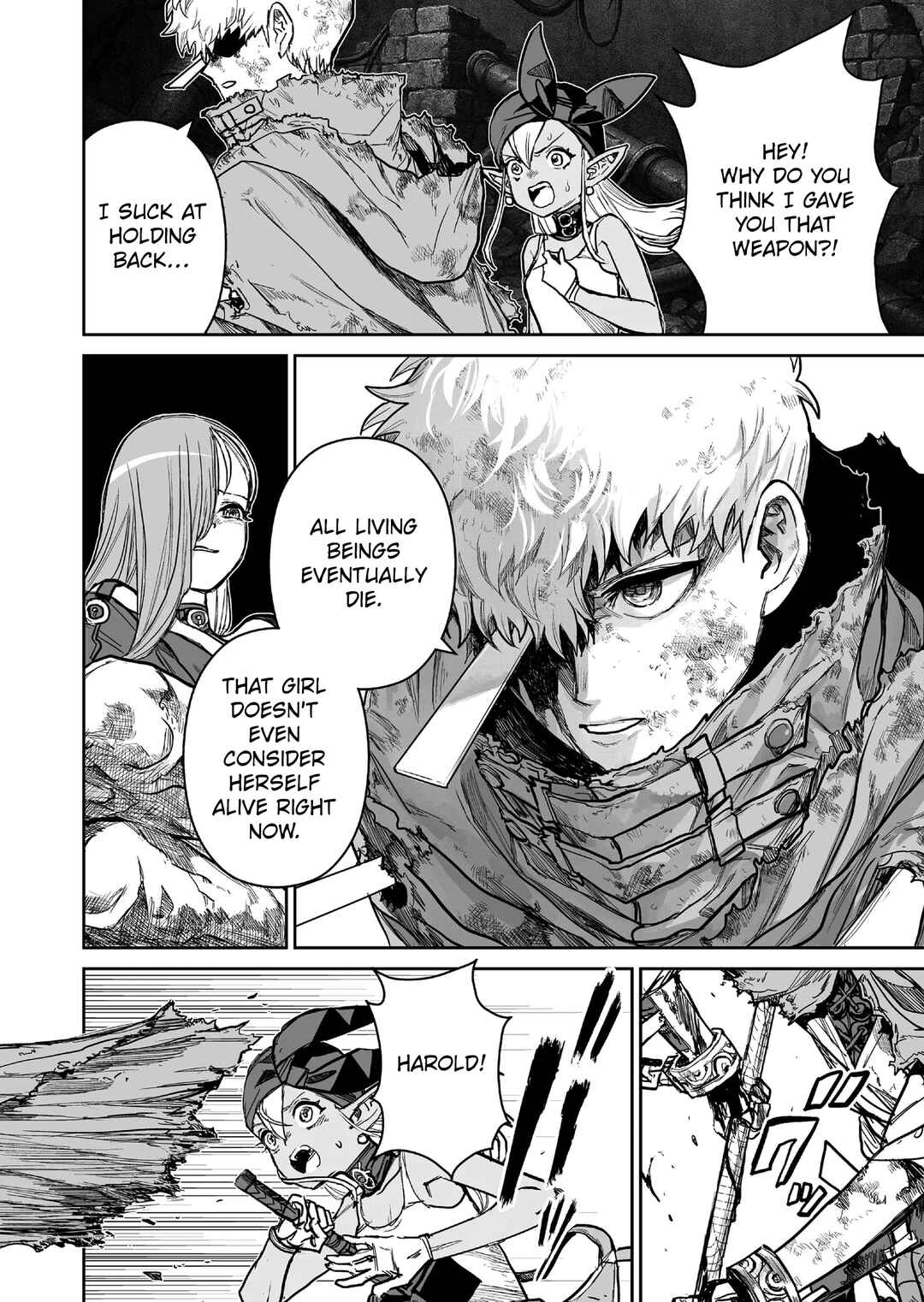 Page 4 Chapter 13 Abandoned ~Tsuyosugite Buki ga Kowareru Yuusha to Buki Shokunin no Elf~