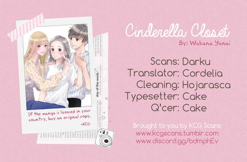 Page 1 Chapter 2 Cinderella Closet