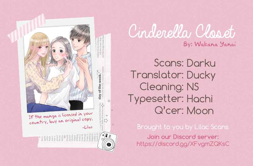 Page 1 Chapter 5 Cinderella Closet