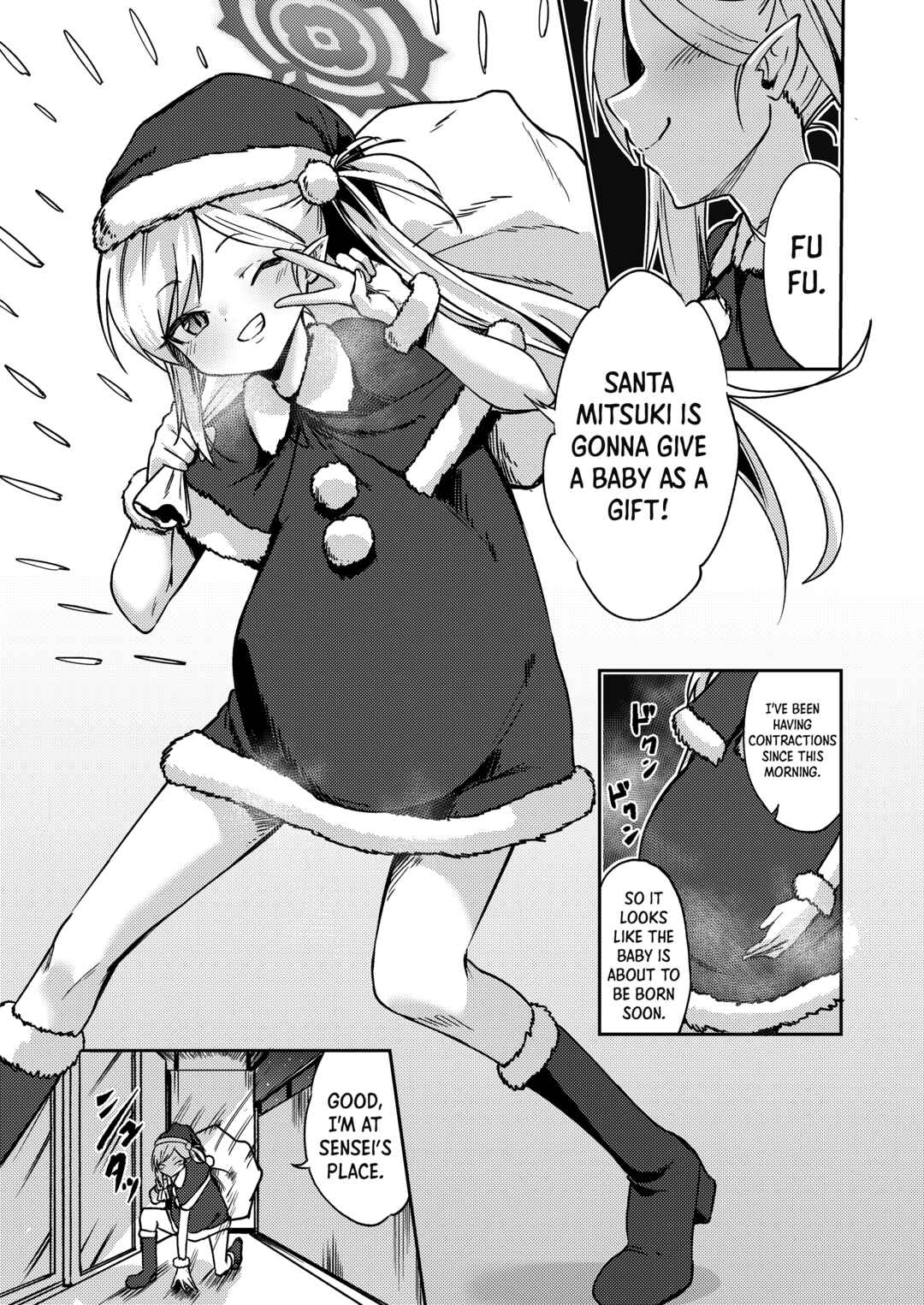 Page 3 Chapter Unknown_8195 Blue Archive - Mutsuki’s Childbirth Delivery (Doujinshi)