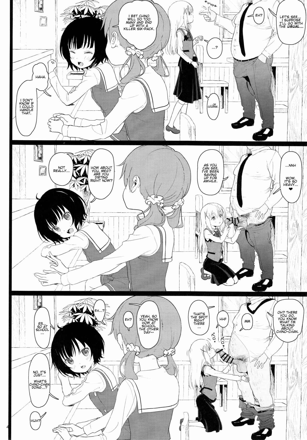 Page 4 Chapter Unknown_8fea Gochuumon wa Usagi desu ka? - Chimametai ga Tabegoro datta no de Oishiku Itadaichaimashita (Doujinshi)