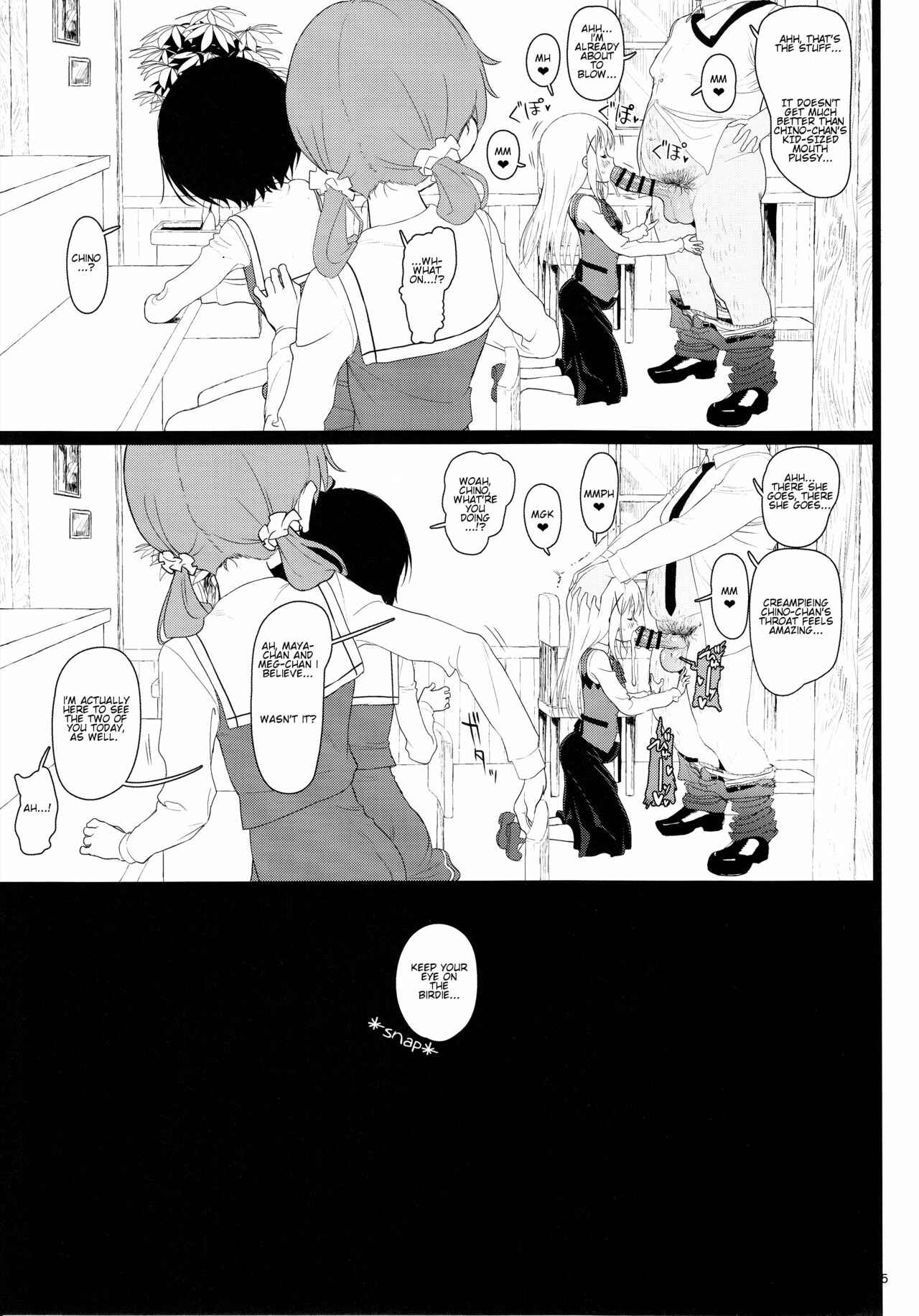 Page 5 Chapter Unknown_8fea Gochuumon wa Usagi desu ka? - Chimametai ga Tabegoro datta no de Oishiku Itadaichaimashita (Doujinshi)
