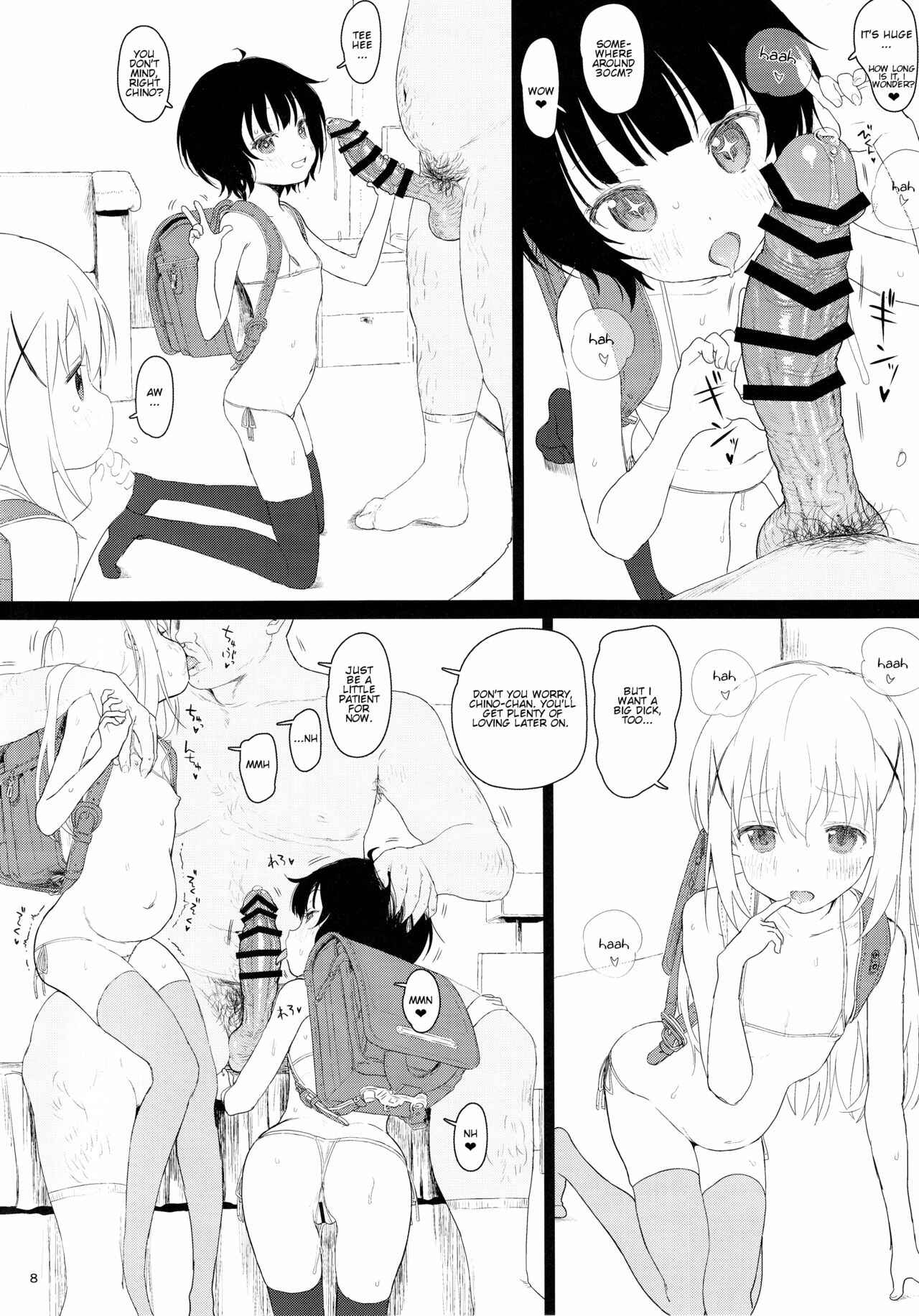 Page 8 Chapter Unknown_8fea Gochuumon wa Usagi desu ka? - Chimametai ga Tabegoro datta no de Oishiku Itadaichaimashita (Doujinshi)