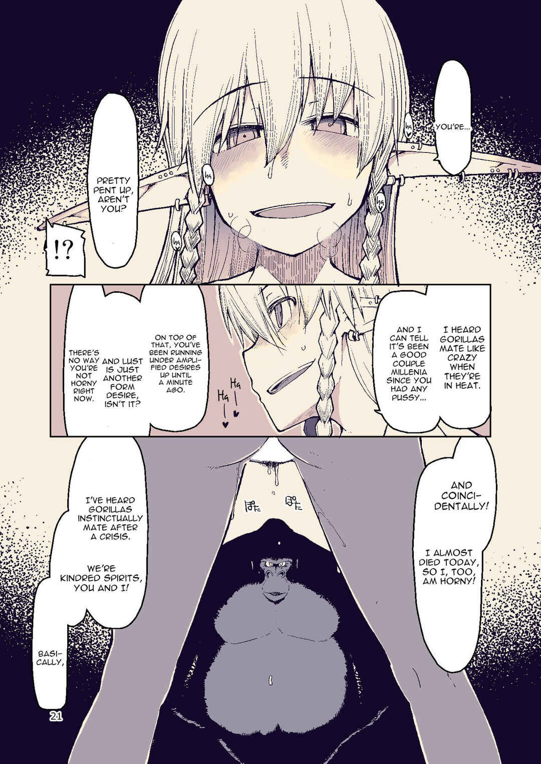 Page 21 Chapter 8 Dosukebe Elf no Ishukan Nikki