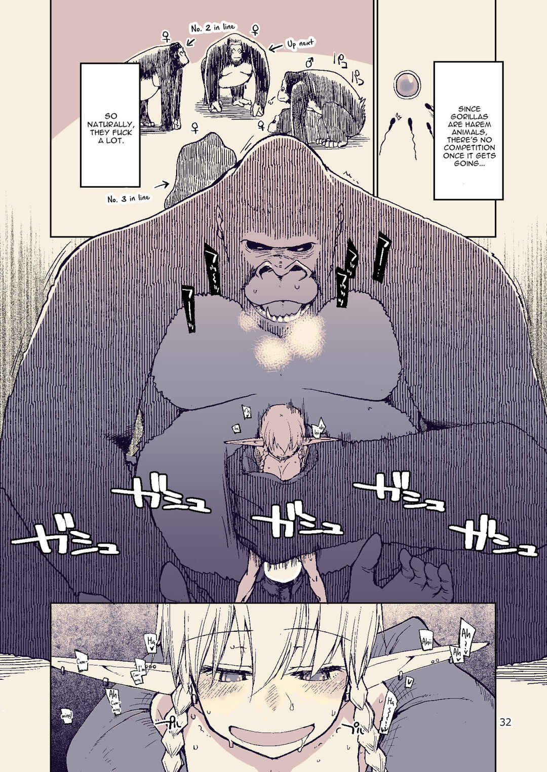 Page 32 Chapter 8 Dosukebe Elf no Ishukan Nikki
