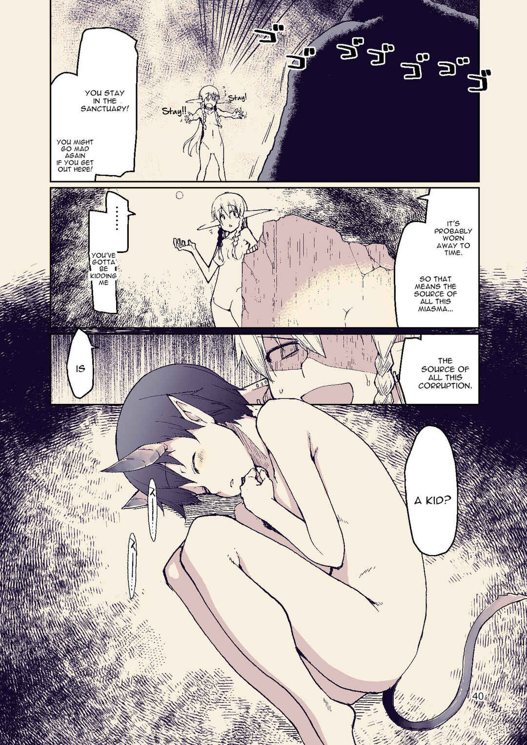 Page 40 Chapter 8 Dosukebe Elf no Ishukan Nikki