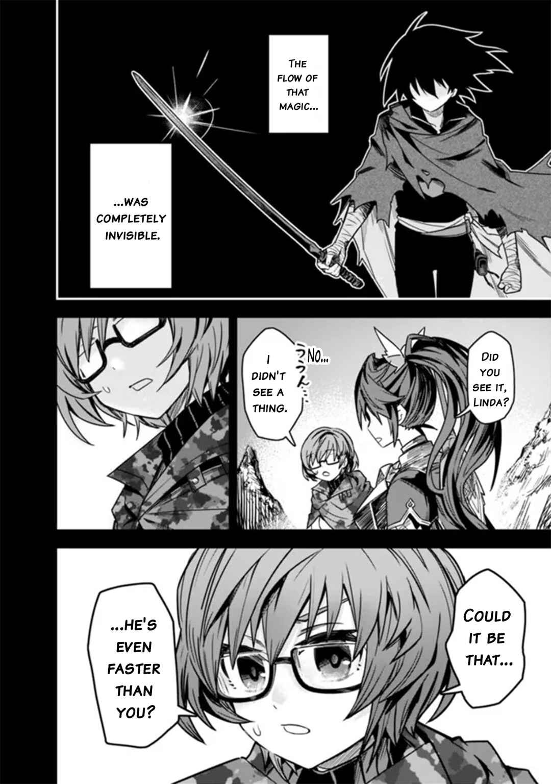 Page 14 Chapter 2 Kuroneko no Kenshi ~Black na Party wo Yametara S-kyuu Boukensha ni Scout Saremashita. Imasara Modotte kite to Iwaretemo Mousoi desu~